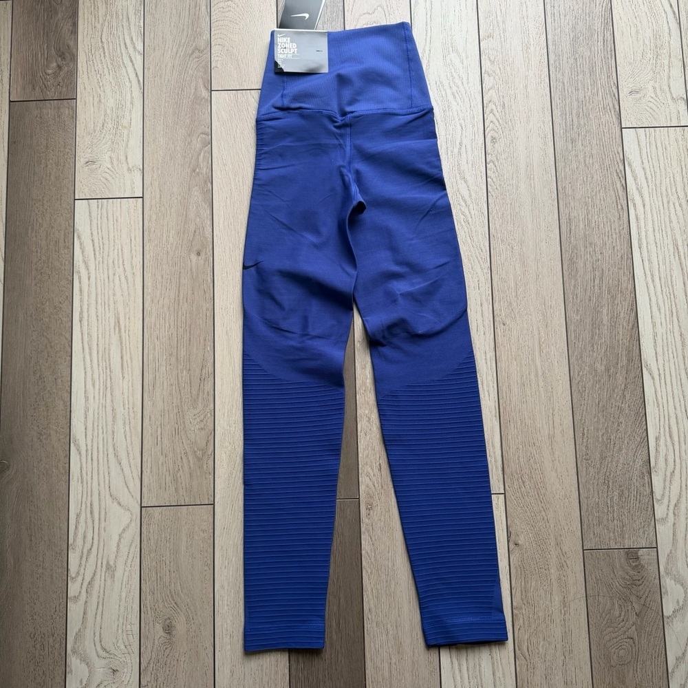 Nike Dri-FIT Royal Blue Leggings - Picture 4 of 7